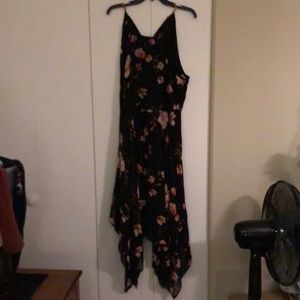 Handkerchief long dress